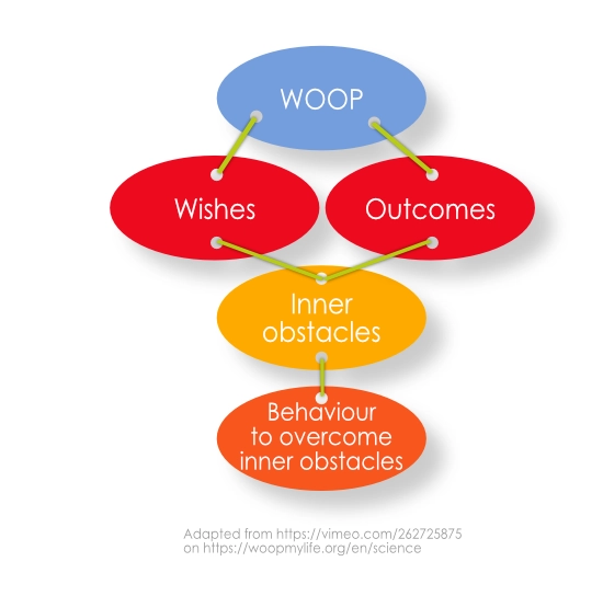 Image of a star with the different elements of Acceptance and Commitment Therapy/Training (ACT)